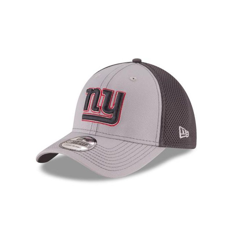 NFL New York Giants Grayed Out 39Thirty Stretch Fit (CYR7800) - Grey New Era Caps